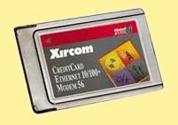 Xircom LAN + Modem Card